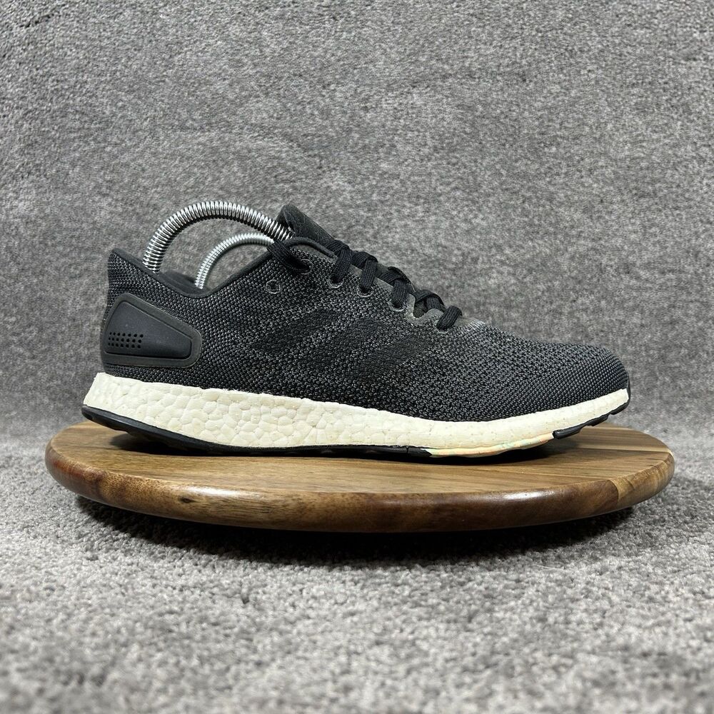 Adidas Pureboost DPR B75669 Women’s Size 8.5 Black Athletic Running Shoes Used